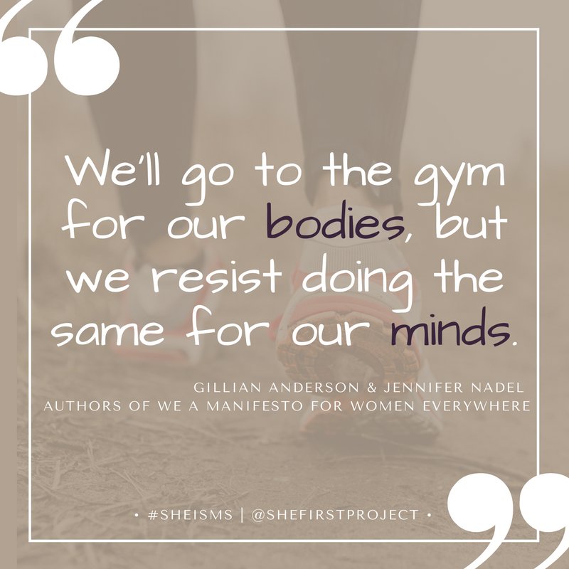 SheFirstProject's tweet photo. Mental health is just as important as physical health! Take care of all of you! #SheFirst #SHEISMS #mentalhealth #selfcare #mentalgym https://t.co/UDe0wX2VCP