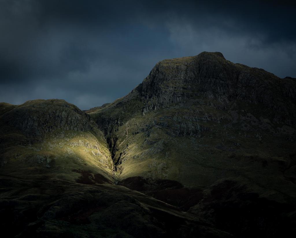 [4971x4000] Stunning and dramatic spotlighting illuminating Old Dungeon Ghyll in the Lake District - Bit of a love it or hate it shot [OC]