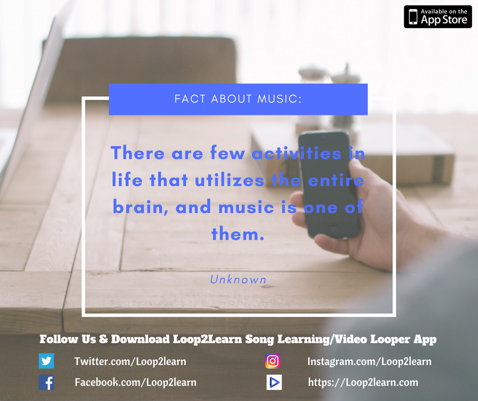 Loop2Learn's tweet image. There are few activities in life that utilizes the entire brain, and music is one of them. Download Loop2Learn. appsto.re/au/uhKGjb.i #app