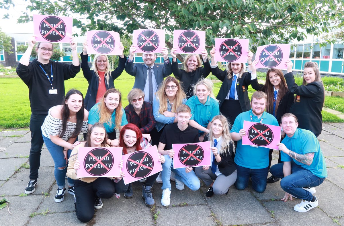 North_Ayrshire's tweet photo. Today we launched an initiative aimed at tackling #PeriodPoverty in schools with @IrvineRoyalAcad &amp; @NAYouthServices https://t.co/IdThC5rKxs https://t.co/fF6DE5948U