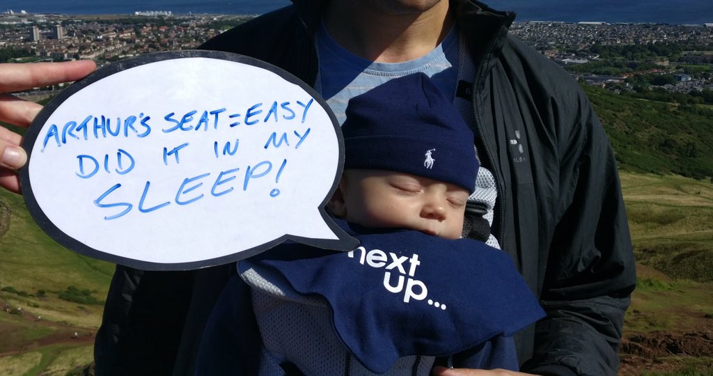 nextupcomedy's tweet image. up early for a refreshing hike up Arthur's Seat. #edfringe17 #FringeBaby verdict: