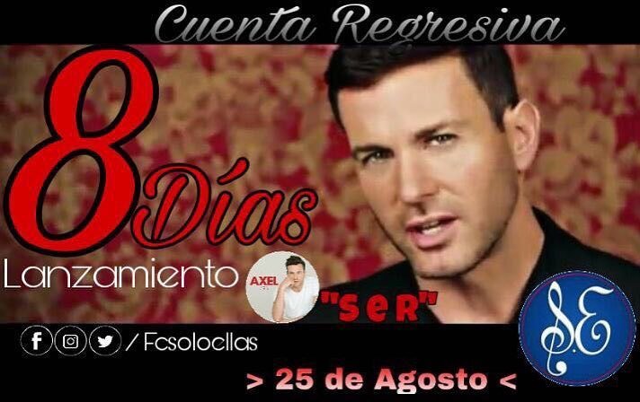 AxelSJUruguay's tweet photo. Cada vez falta menos!!!! Para el #axel8album @axeloficial @fcsoloellas. https://t.co/geJ4G7JOiu https://t.co/QHIdnwIlQ3