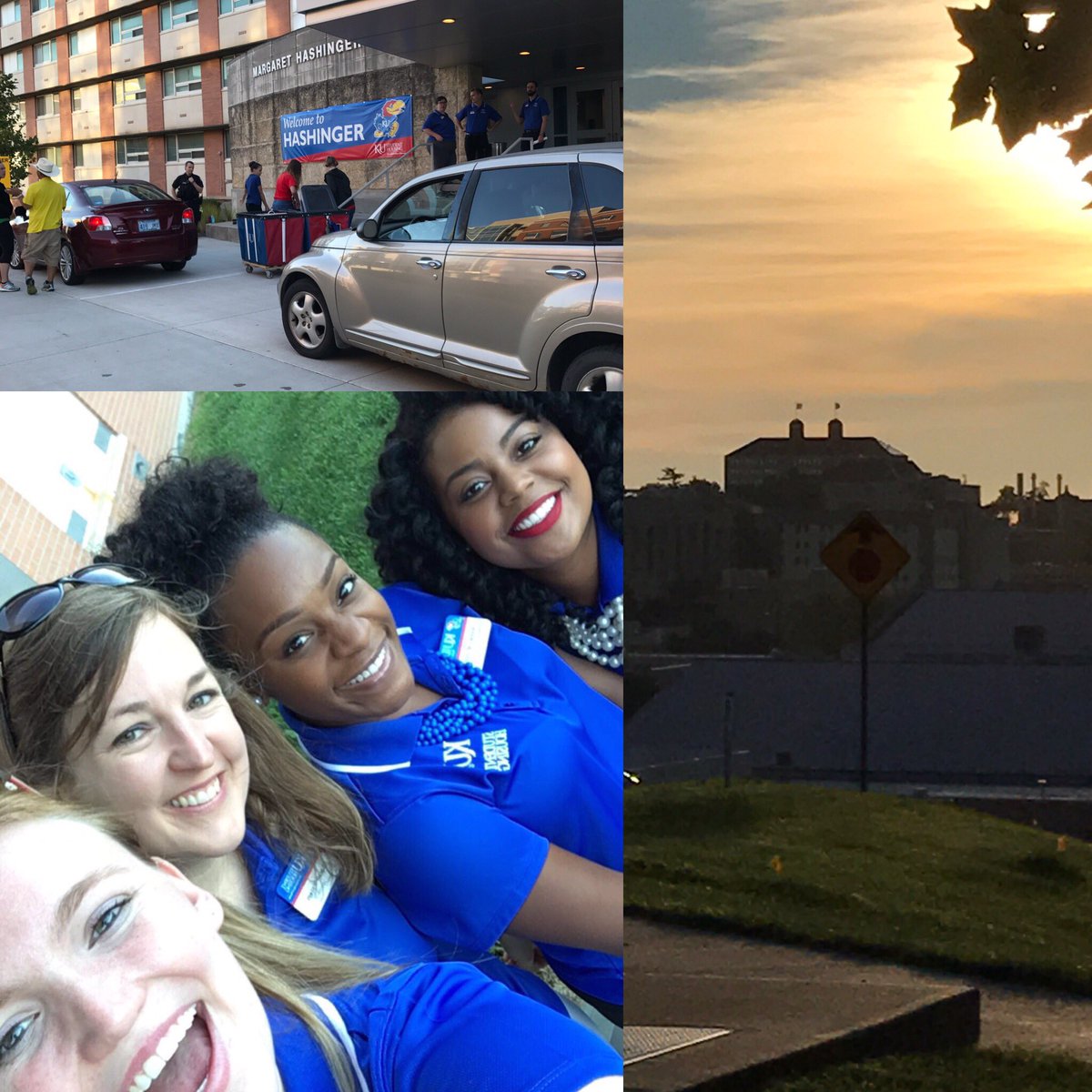 sarah2os's tweet photo. It's a beautiful day for KU Student Housing move-in! Welcome Jayhawks! @KUDSH #ku #rockchalk https://t.co/SZDHjCavLG