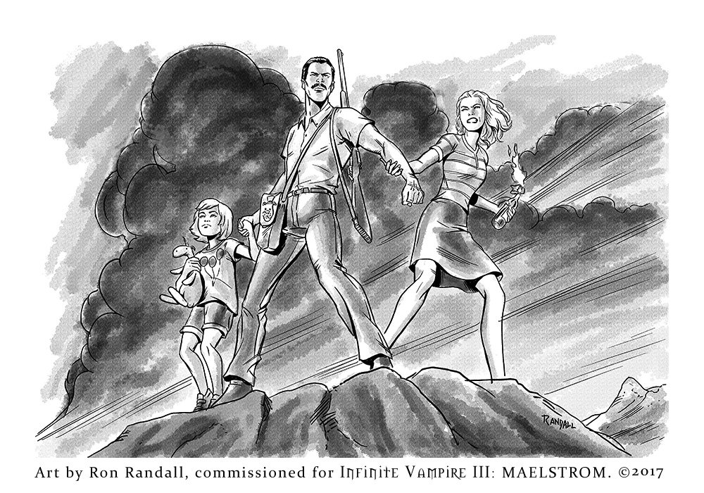 MLorrox's tweet photo. Who's ready for some awesome? #InfiniteVampire ebooks 1, 2, 3 each $0.99 this week!

Thanks @Ron_Randall for the awesome art! https://t.co/ojHkHfilgv