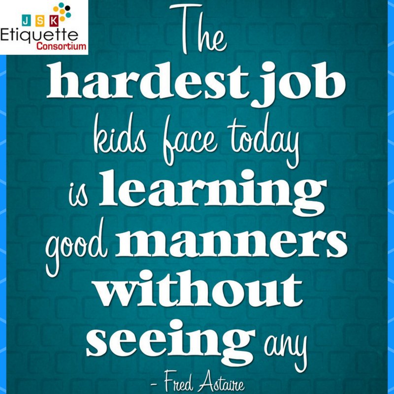 JSKConsulting's tweet photo. #ModelManners #Etiquette #FinishingSchool #JskEtiquette #Protocol #Civility
https://t.co/6n7OFstT5G https://t.co/Rh3FIsgd0S