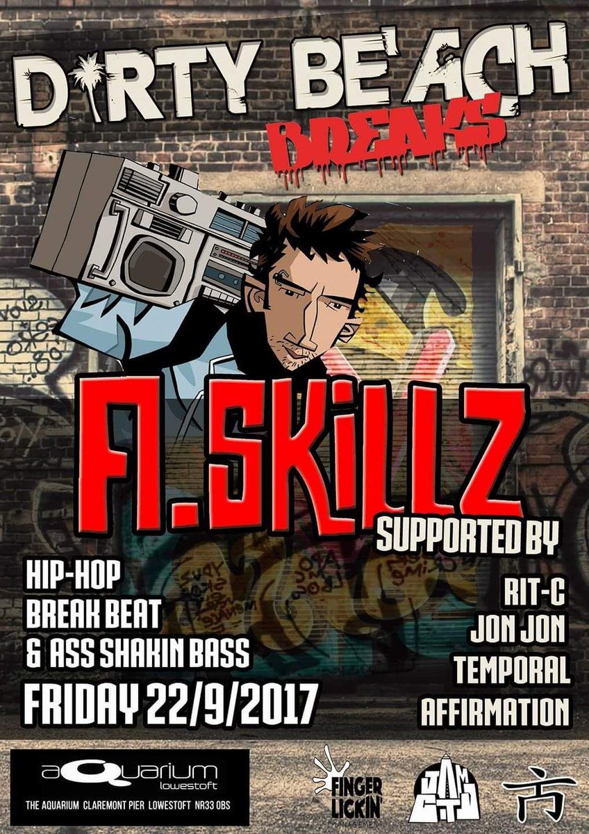 So looking forward to this <a href="/lowestoft/">lowestoft</a> <a href="/TheAquariumLive/">The Aquarium</a> <a href="/PierClaremont/">Claremont Pier</a> #EDM #hiphop #breakbeat #Jungle