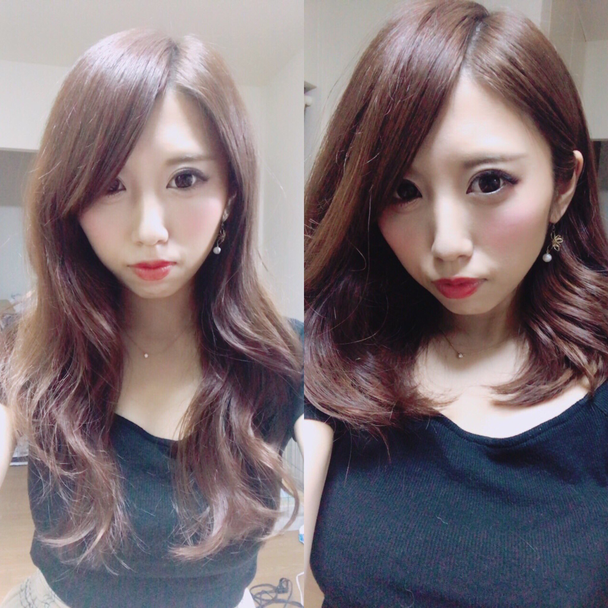 Kyoko Ar Twitter 親友 の 髪 を バッサリ と カット しました ロング から ミディアム へ Gallophair ギャロップヘアー 岡山 倉敷 児島 美容室 美容院 バッサリカット ロングヘアー ミディアムヘアー イメチェン 気分転換 可愛い T