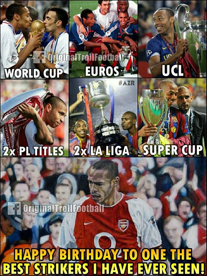 Happy Birthday Thierry Henry     