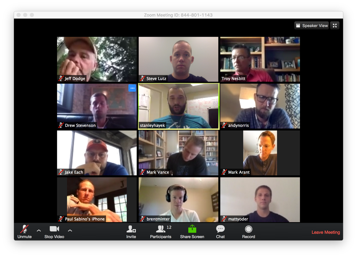 stephenlutz's tweet photo. Thankful for these brothers and their wisdom, encouragement, and prayers! #SALTNetwork https://t.co/QlZ2YFBR4S