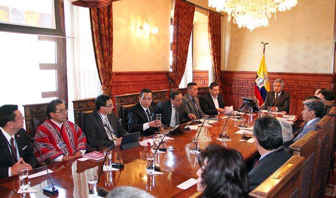 Gracias Presidente <a href="/Lenin/">Lenín Moreno</a> por su apertura y apoyo brindado al sector. Reiteramos nuestro compromiso a sus acciones que fortalecen la EPS.