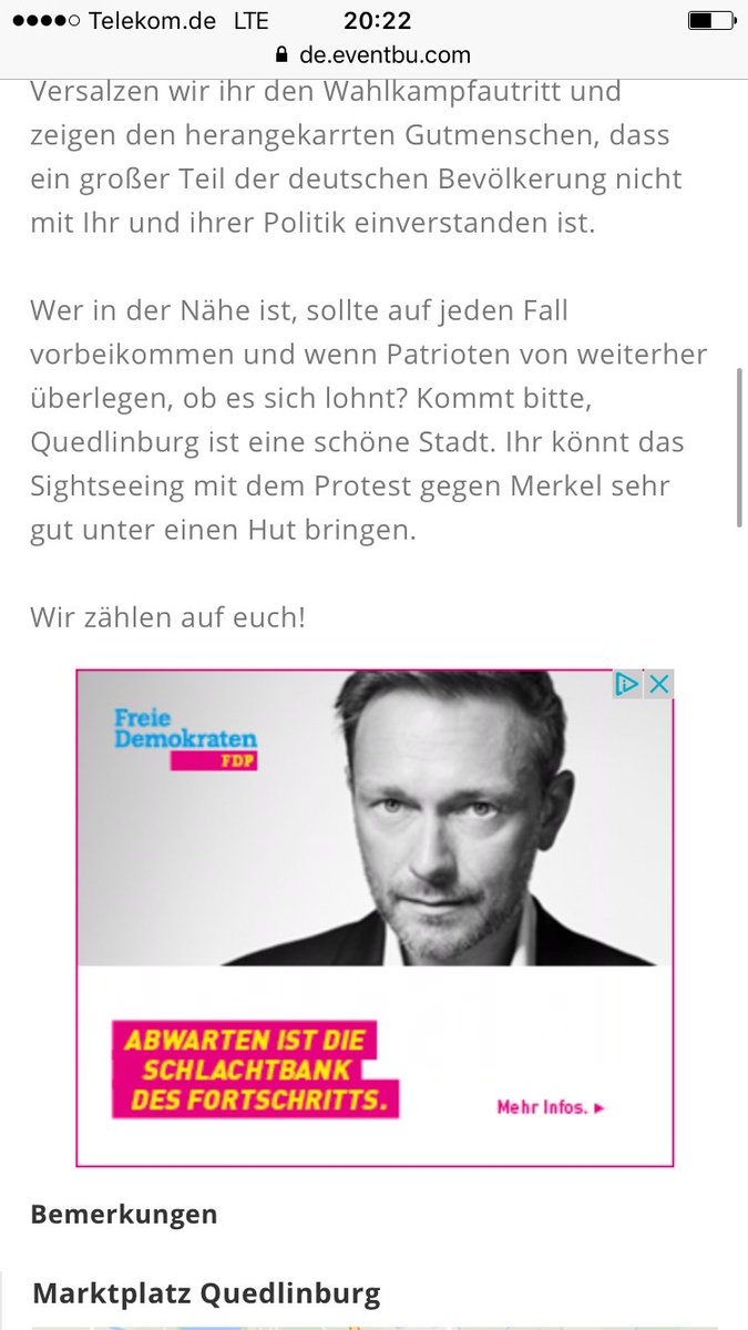 Lieber <a href="/ndroste/">Nils Droste</a> - ist das unten eine originale Anzeige von Euch oder Fake?