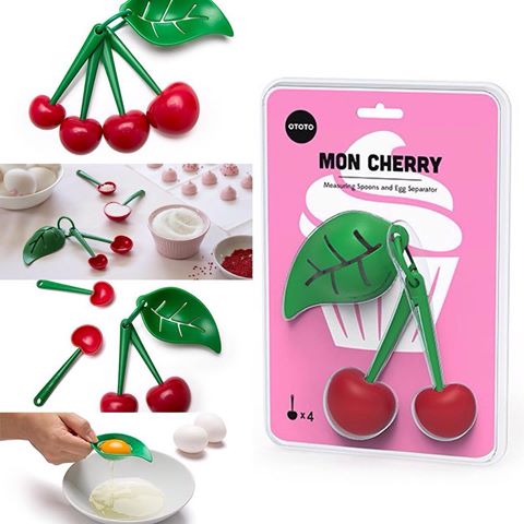 Über Cool Stuff on X: Mon Cherry! Measuring spoons and egg