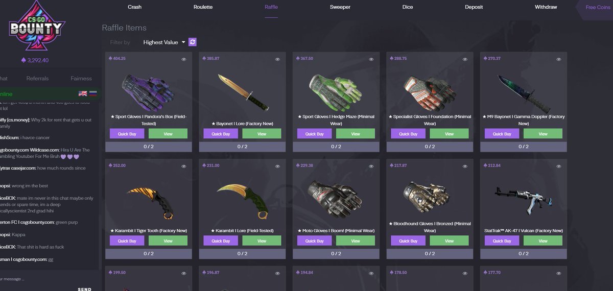 HirakazuO's tweet image. giving away 50$ (csgobounty credit)
-RT+ LIKE
-like my new vid
youtube.com/watch?v=mdi84G…
and use my code on bounty if you can &apos;kazumeister&apos;
gl