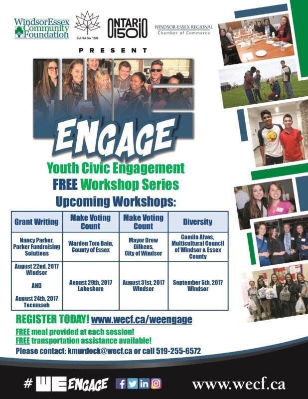 Want to ENGAGE more with #YQG?! Check out this Youth Civic Engagement Free Workshop Series