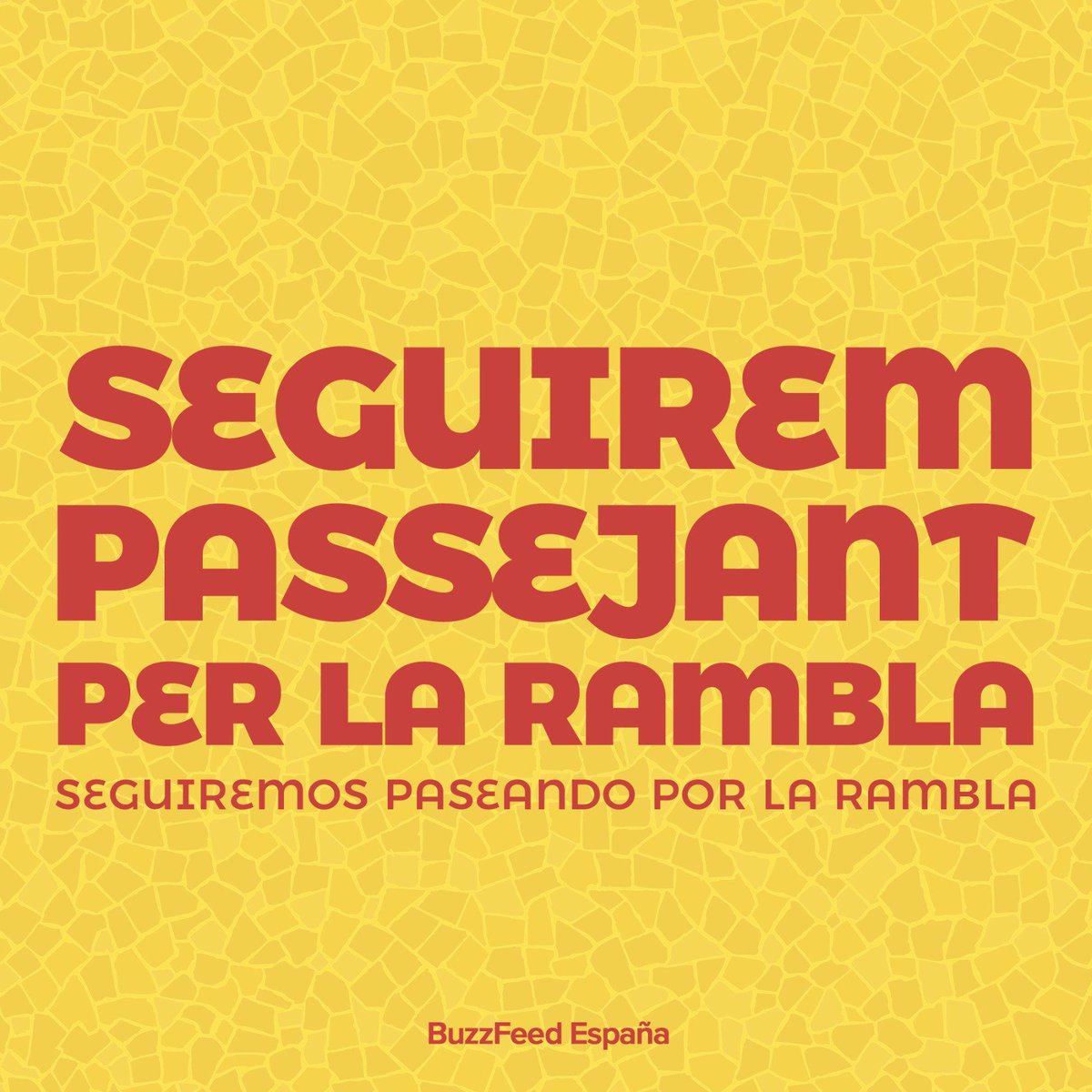 BuzzFeedEspana's tweet photo. Fuerza, #Barcelona. https://t.co/8ea2uTnm4w