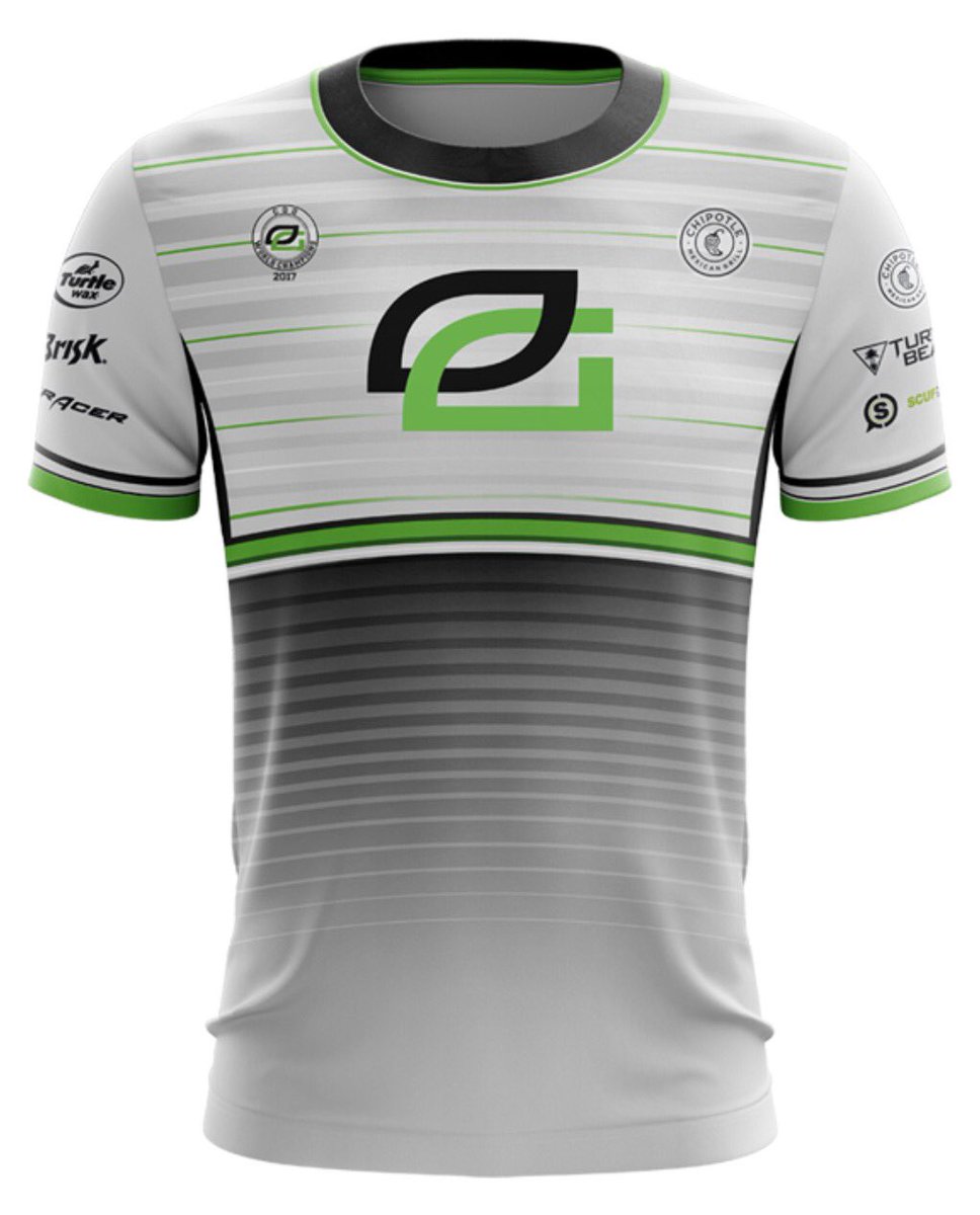 optic gaming white jersey