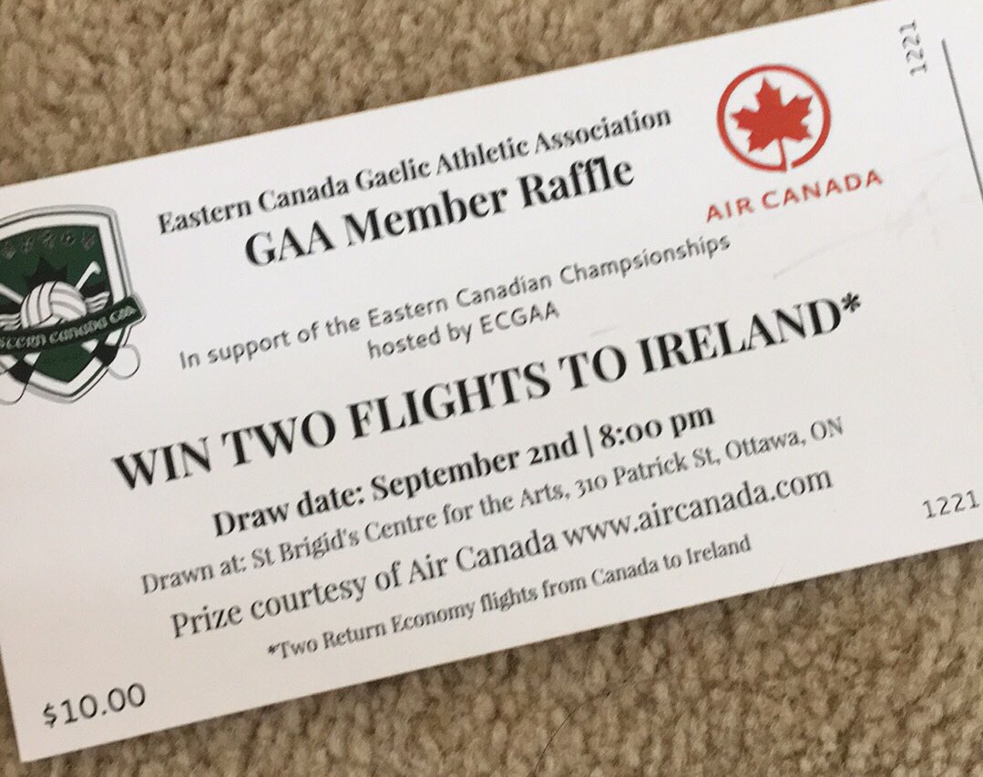 Want tix to and/or from Ireland and back?! 10$!!! #GAA #gaelicfootball #hurling #win #freetickets hmu!