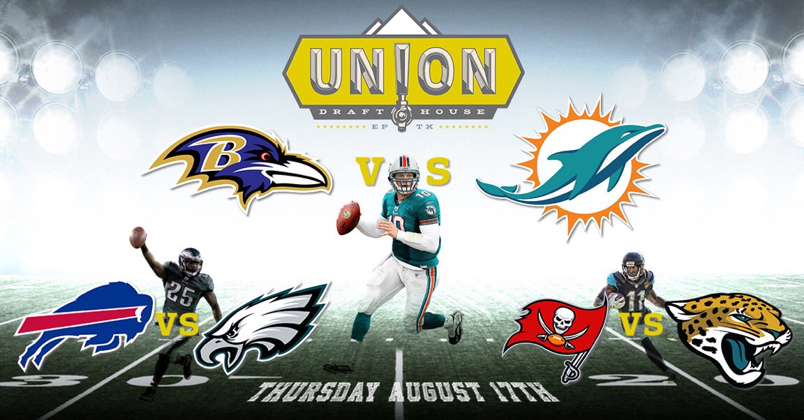 uniondrafthouse's tweet photo. We'll have all the Thursday Night Games on all our TVs tonight! Come by and try any one of our 100 craft beers too! #NFL  #UDH https://t.co/BFfGxaZsUi