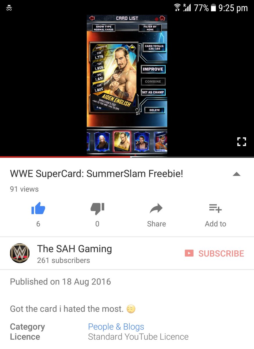 SAHFTW's tweet image. Just noticed that AJ is the first card of #SumnerSlam'17 tier in catalog, just like my last year's SS freebie Aiden was. #WWESuperCard