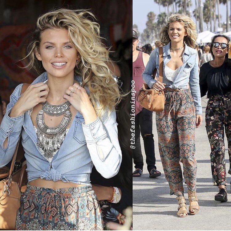 90210theCW's tweet photo. Essentials for Summer in Venice beach ❤️🌴🌴👗🇺🇸 #summer #venicebeach #look #fashion #jeans #dress @IAMannalynnemcc https://t.co/9ZKJLyuNzy