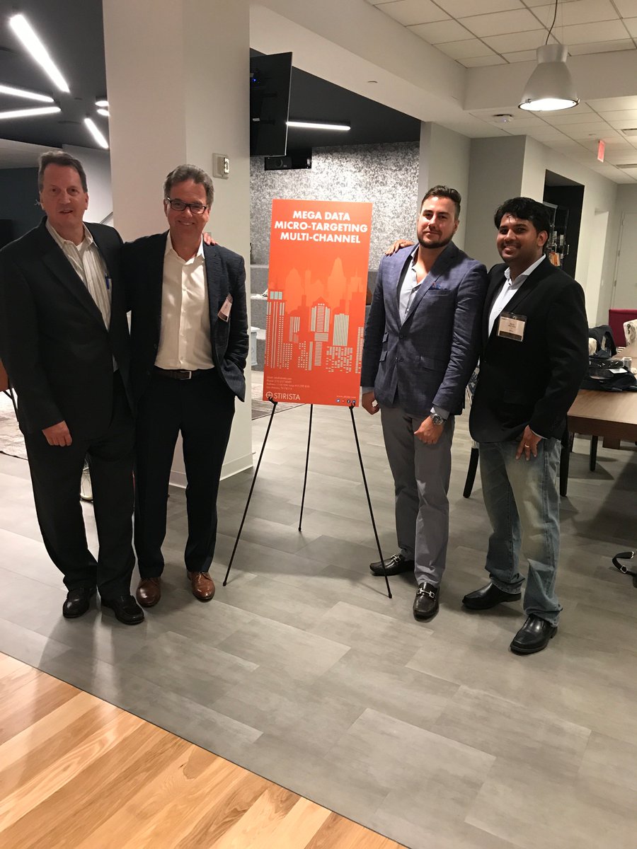 STIRISTA's tweet photo. Good times at the DMA International #echo2017 Awards! #Stirista as event sponsors @DMA_USA @STIRISTA #CEO @realAjayGupta https://t.co/2mvEW0wSmO