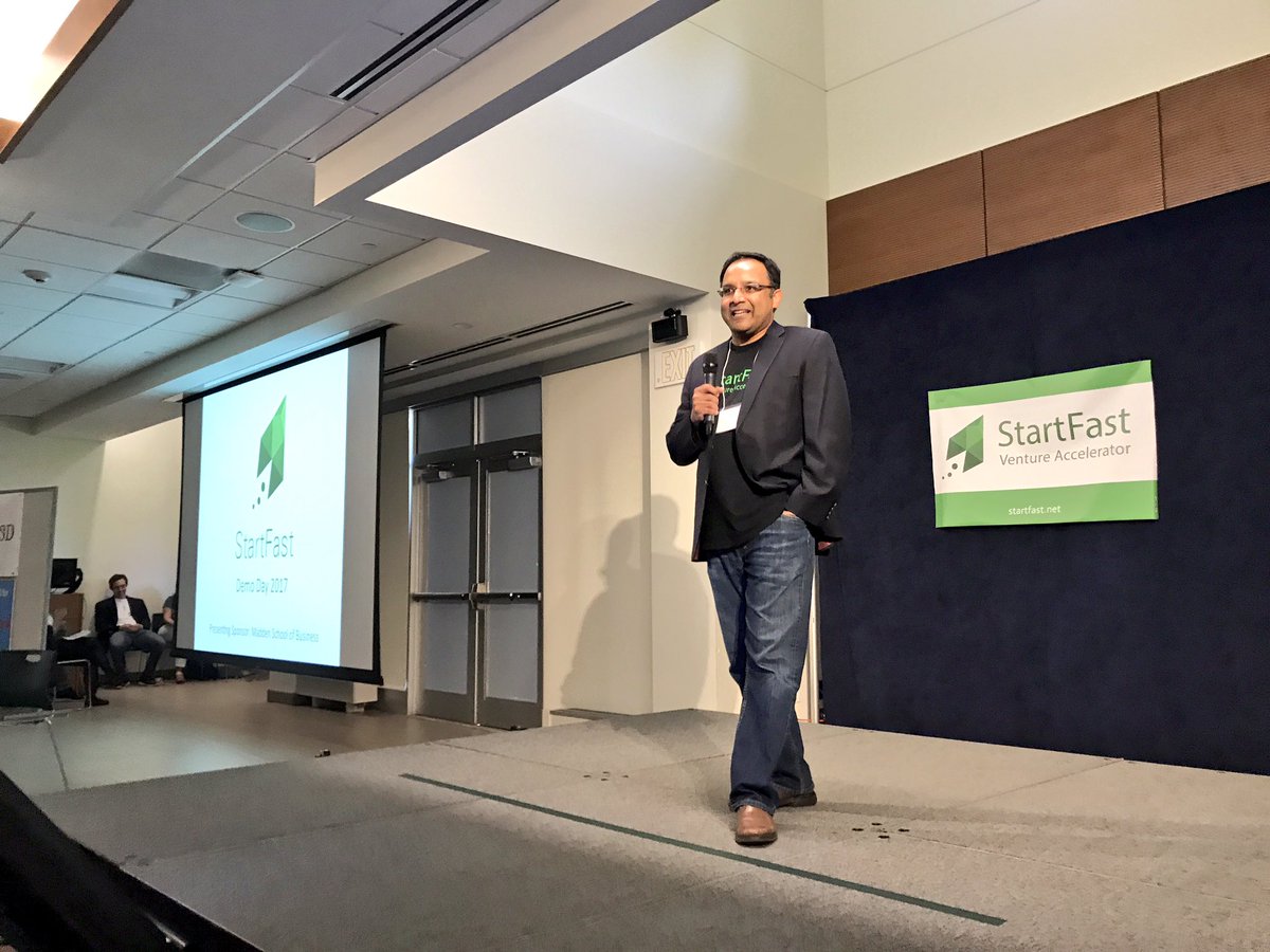 Start_Fast's tweet image. .@Start_Fast Managing Director Nasir Ali opens Demo Day on behalf of @MartinBabinec @chuck_stormon @JamesShomar #StartFast2017