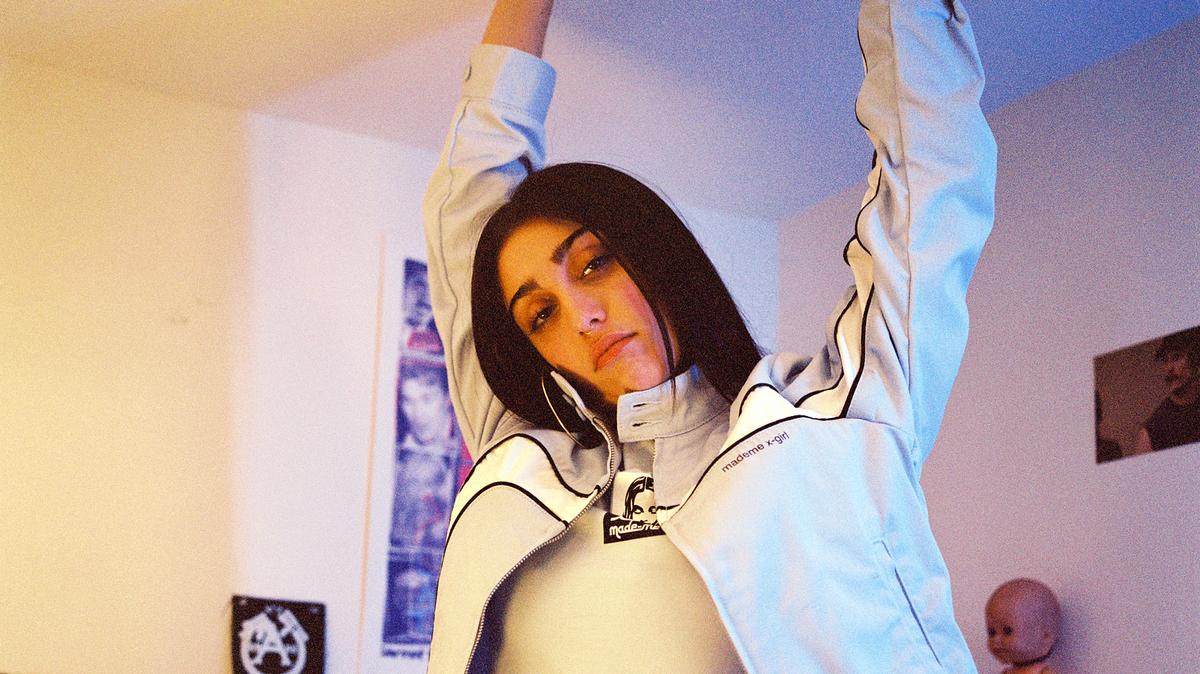 i_D's tweet image. lourdes leon is queen of downtown nyc in new mademe x x-girl campaign dlvr.it/Pfk523