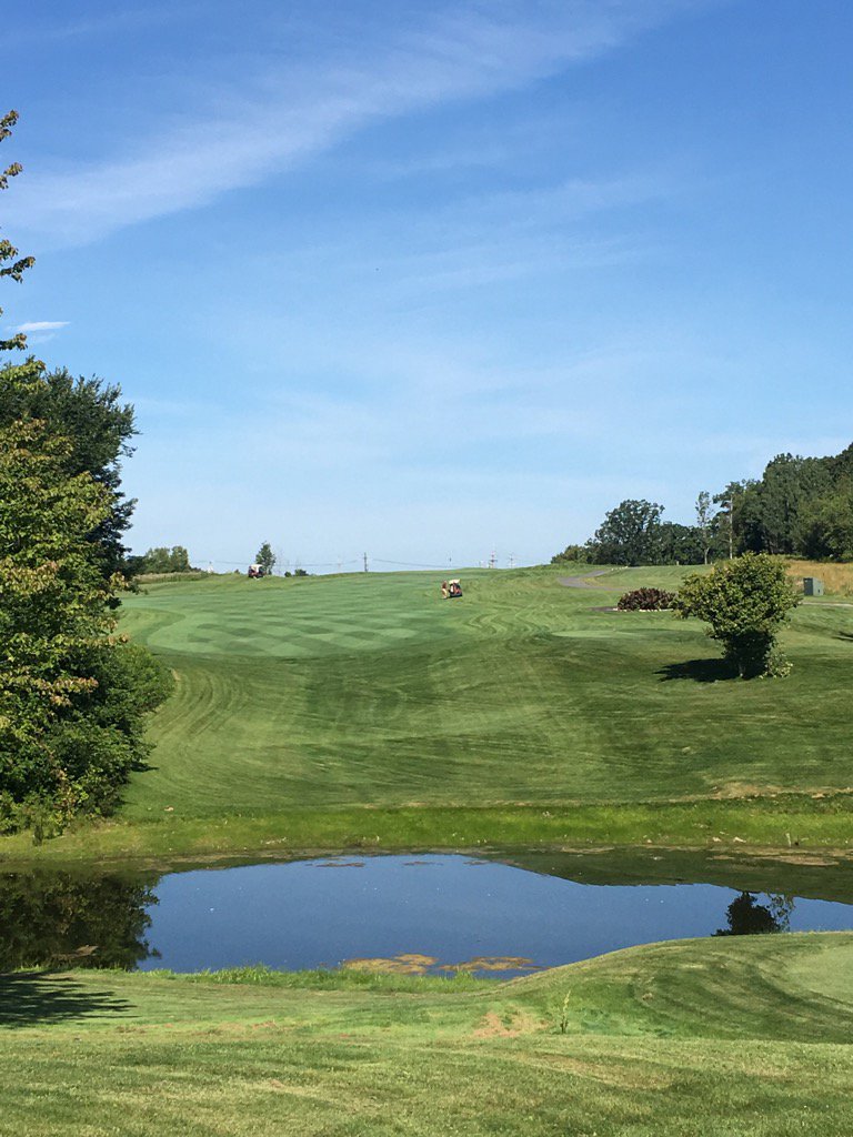 JoshYerdon's tweet image. Looks like the fairways are loving yesterday&apos;s spray..interface,12-0-0, title phyte, primo, trimmit