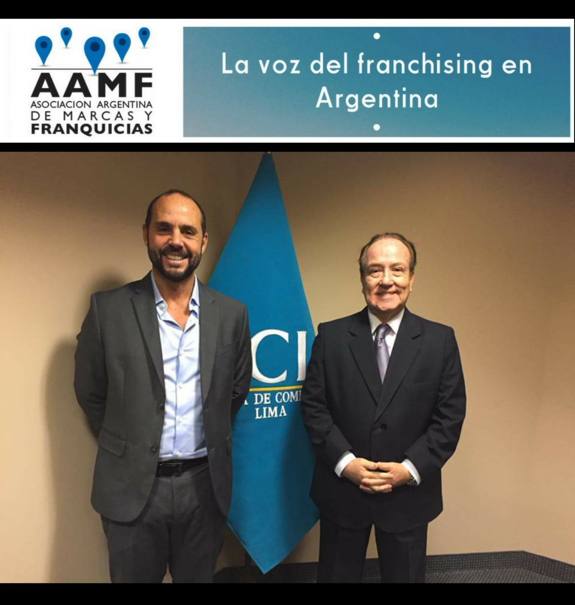 aamf_'s tweet photo. Reunión con Alfredo Taboada Escajadillo Director del Centro de desarrollo de Franquicias de la Cámara de Comercio de Lima. #AAMF #BALima https://t.co/I1v1HP4OxE