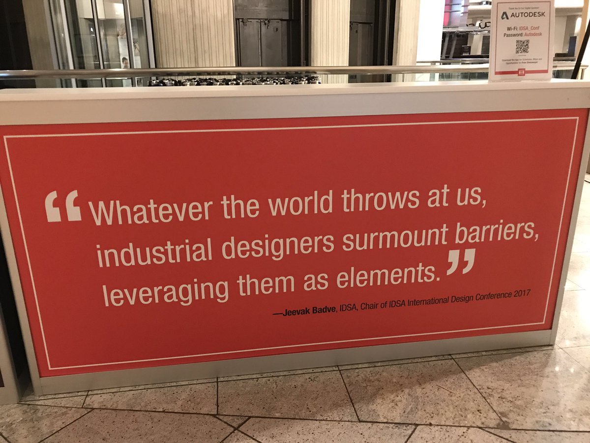RotoMadeLocal's tweet image. Inspiration from @jeevakbadve @IDSA 2017 #DesignISBusiness #IndustrialDesign provides vital connection between concept &amp;amp; reality.