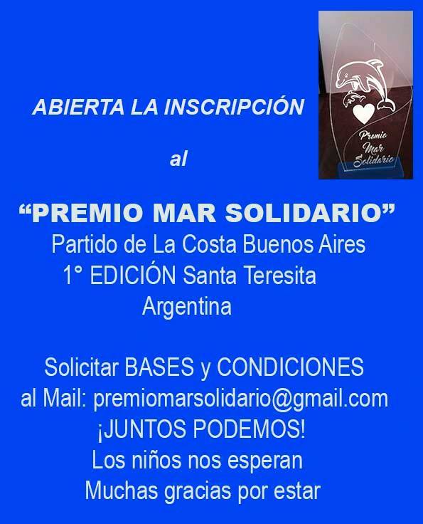 ESUNTEMA1's tweet photo. POR FAVOR COMPARTIR...ES UN PREMIO PARA COMUNICADORES SOCIALES, RADIOS ON LINE, PAGINAS WEB, ARTISTAS Y ESCRITORES..."ES SOLIDARIO". GRACIAS https://t.co/GLrR3zE3zj
