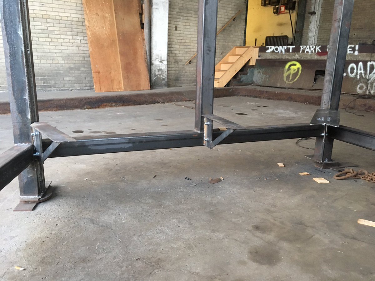 inplaceyo's tweet photo. Bench being installed at the Shipping Container to Bus Shelter @inplaceyo @neaarts Public Art Project #Sitevisit #comingsoon @CityofYOU https://t.co/gEsvCQiwxx