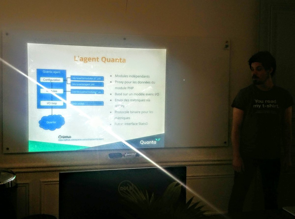 Adriane_Muenier's tweet photo. #TechTalks de @KforKendetta en court chez @quantacomputing! Avec un peu de chance, je vais enfin comprendre notre #architecture 😄 #PHP #tech https://t.co/z9xijDm63L