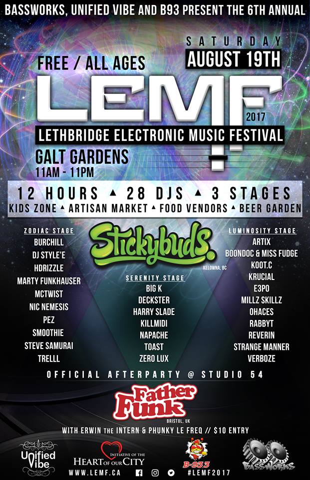 VisitMillet's tweet photo. Are you a fan of electronic music? The Lethbridge Electronic Music Festival is happening this Saturday from 11am-11pm. https://t.co/3WJ4xFDLAu