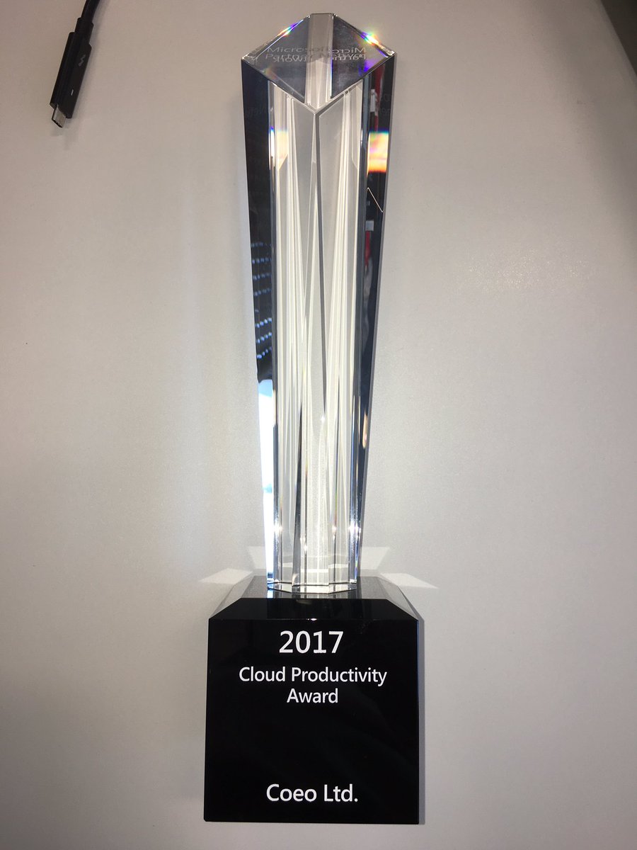 justinlangford's tweet image. Totally thrilled @mspartnersuk award for #Worldwide #cloudproductivity arrived, great to be recognised with our @ConsortiumCloud partners!
