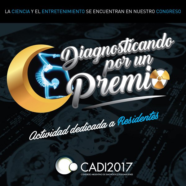 ✨En el #CADI2017 la #medicina también es lúdica 👉Te presentamos: #DiagnosticandoPorUnPremio +info en: facebook.com/cadi2017buenos… #radiologia