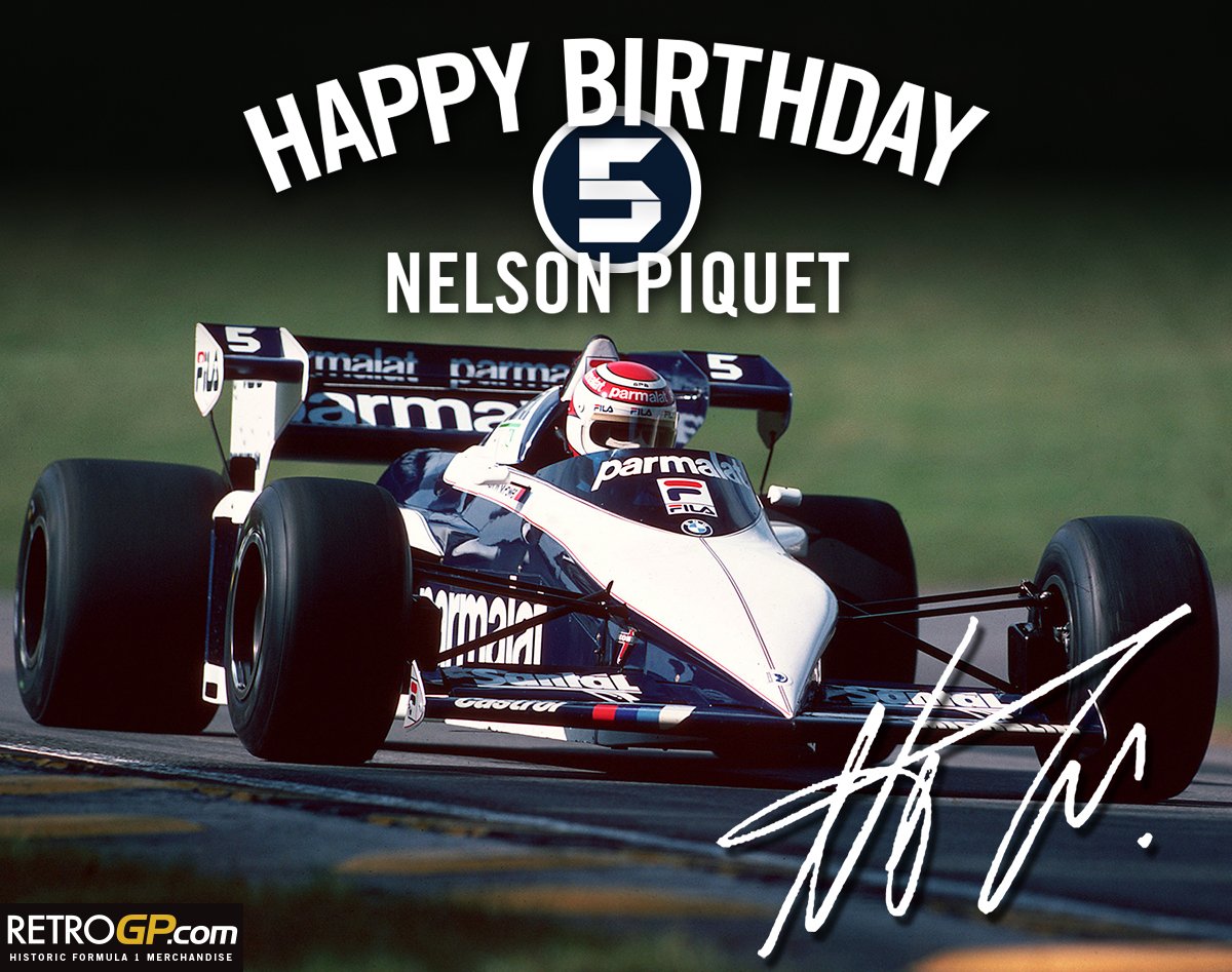 Happy Birthday to 3 times World Champion Nelson Piquet who celebrates his 65th today.
 