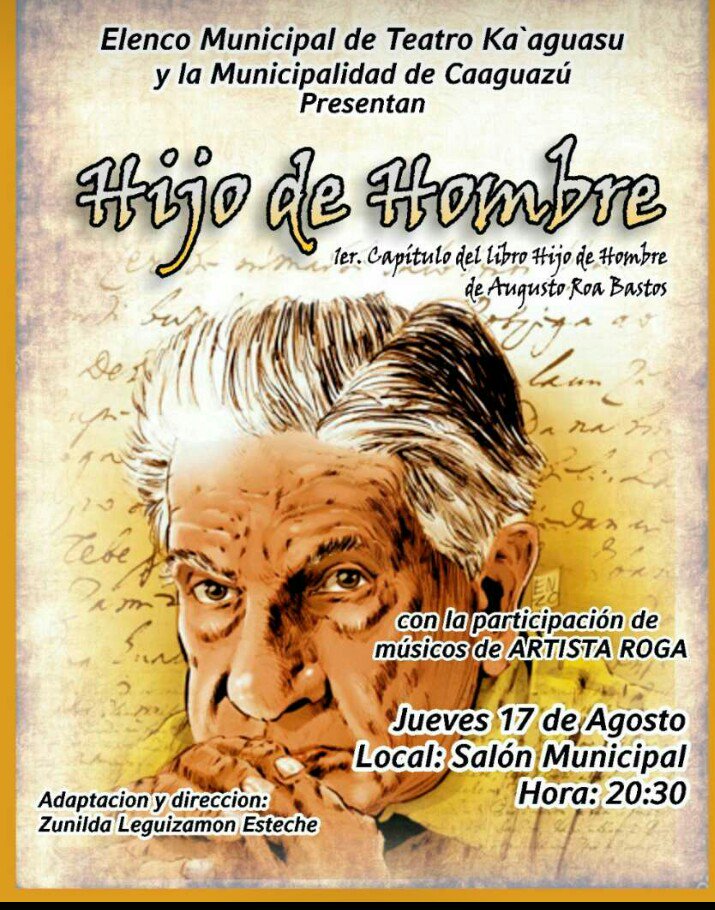Amigos de la ciudad de Caaguazú cordialmente invitados. Cita con el teatro.
<a href="/GobCaaguazu/">Gobernación del Caaguazú</a> 
@FabitoCandia 
<a href="/Vanerot/">Vanessa Rotela</a> 
<a href="/culturalanacion/">Carlos Giménez</a>
