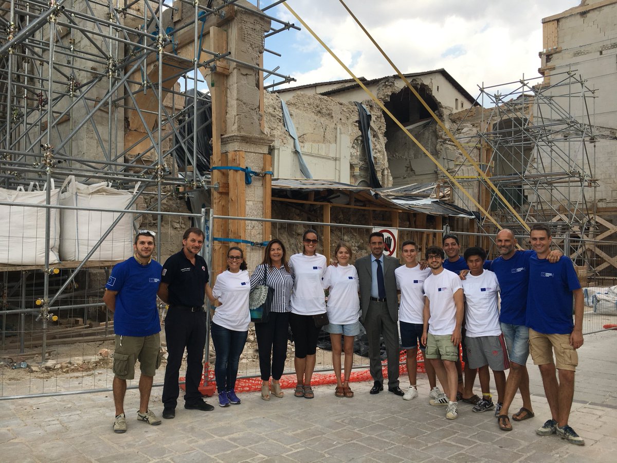 TNavracsics's tweet image. #EUSolidarityCorps project now starting in #Norcia shows big role young people have in building more inclusive societies &amp;amp; #FutureofEurope