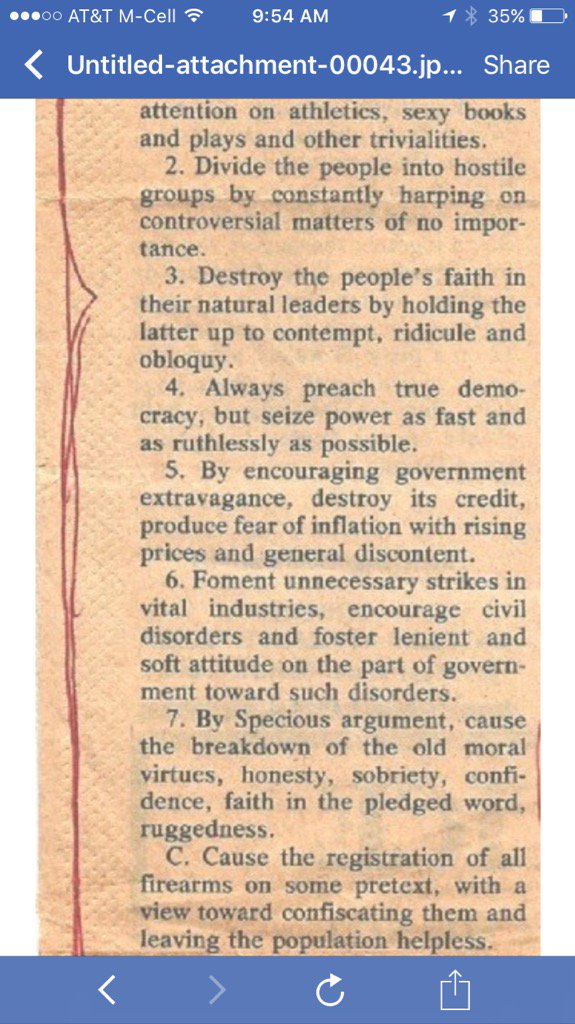 DougHebert3's tweet photo. @realDonaldTrump a continuations of article from 1975! Prayers and great leadership necessary! Great leader! TRUMP! https://t.co/nWW1BqNcpL