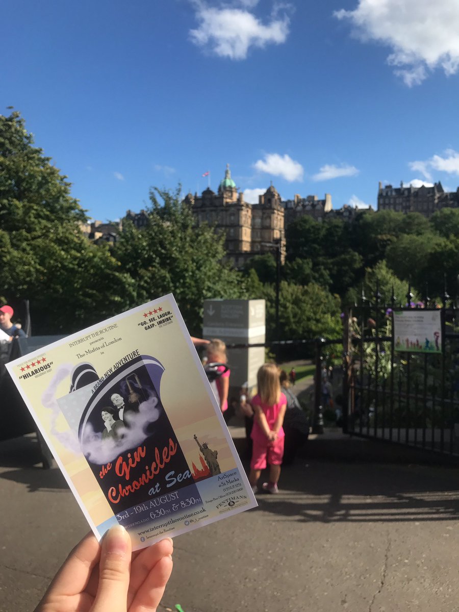 Gin_Chronicles's tweet image. Not a bad view for flyering. We're back! Come and see us tonight at 6:30 or 8:30 at The Art Space @ St Marks!