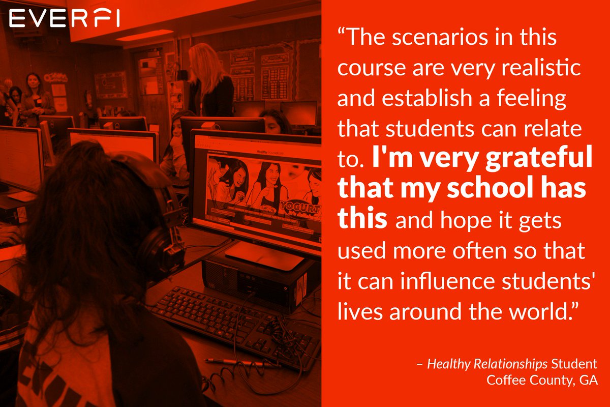 Everfi's tweet image. Empowering students with the #SEL skills necessary for success, both at school and in their daily lives bit.ly/2wbuUNu | #FiQ