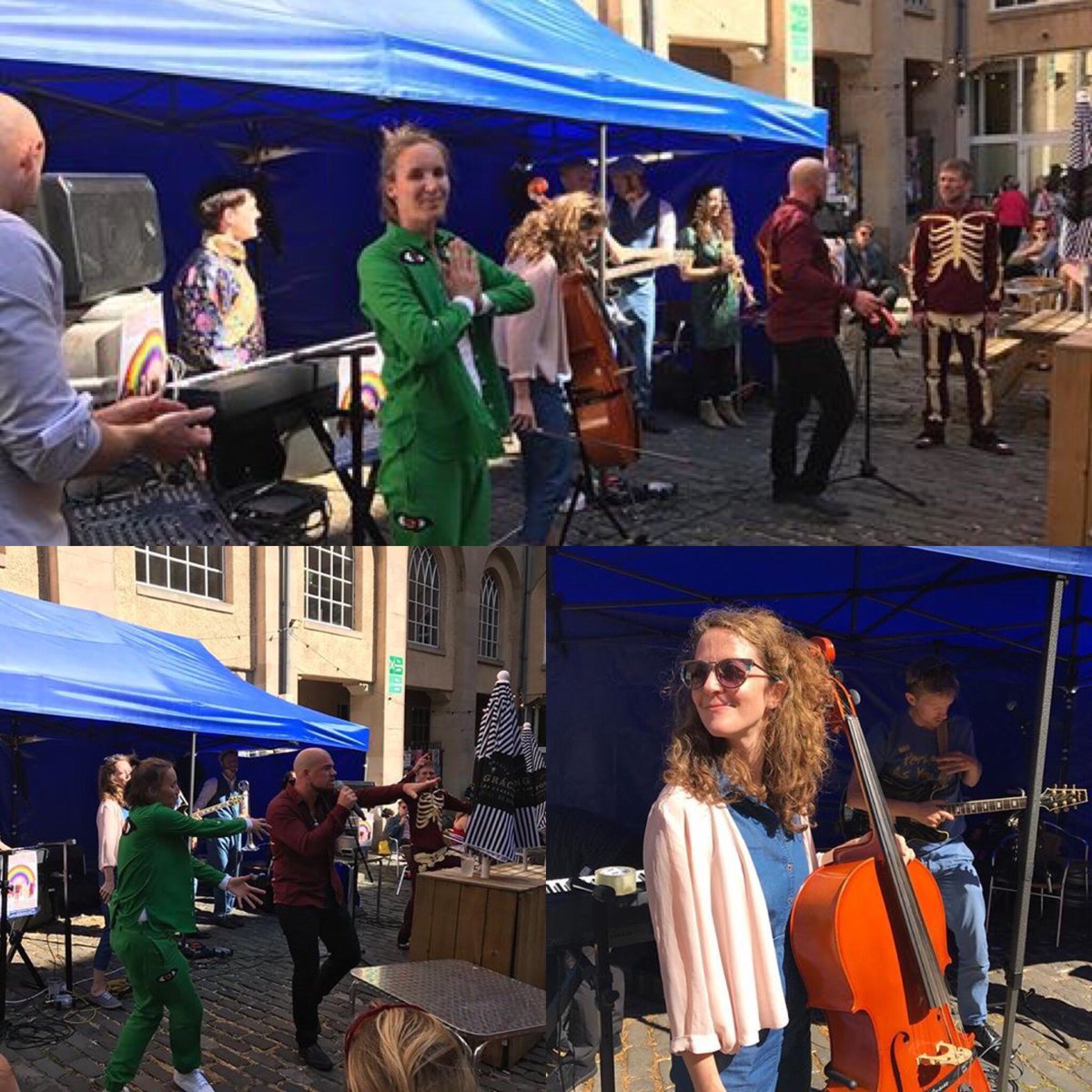 MassiveVibeLive's tweet photo. Thank you Niddry St! Catch us again at Mercat Stage at 4.30pm &amp; @theSpaceUK from Mon @edfringe  #EdFringe17 https://t.co/yZmoXkXxqL