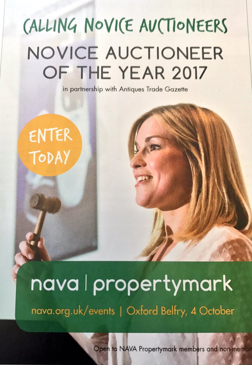 Calling all junior &amp; novice #auctioneers! Enter <a href="/uk_nava/">NAVA Propertymark</a>'s annual competition for invaluable &amp; unique experience and exposure - join today!