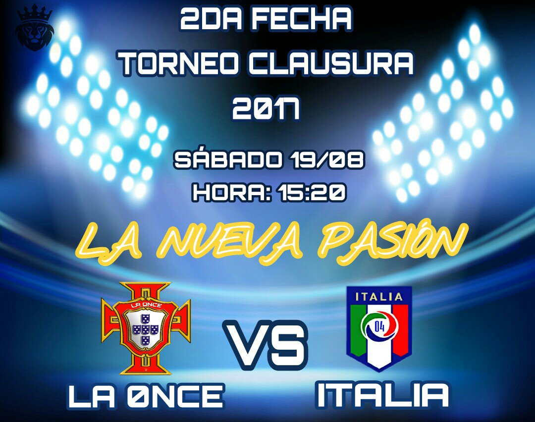 EXASCM's tweet photo. LA ONCE VS ITALIA
#LANUEVAPASION 
#ELEXADETODOS https://t.co/xLLekbCY8u