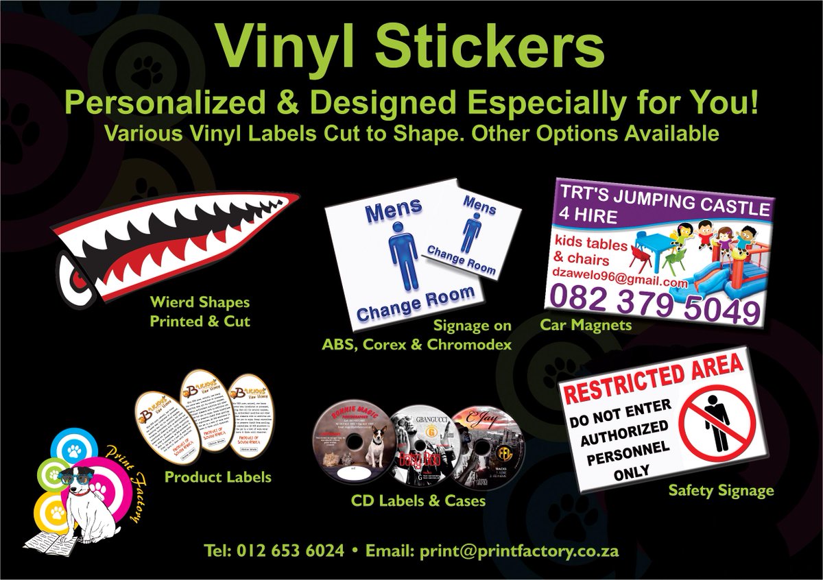 printingmagic's tweet image. #vinylstickers
print@printfactory.co.za | 012 653 6024