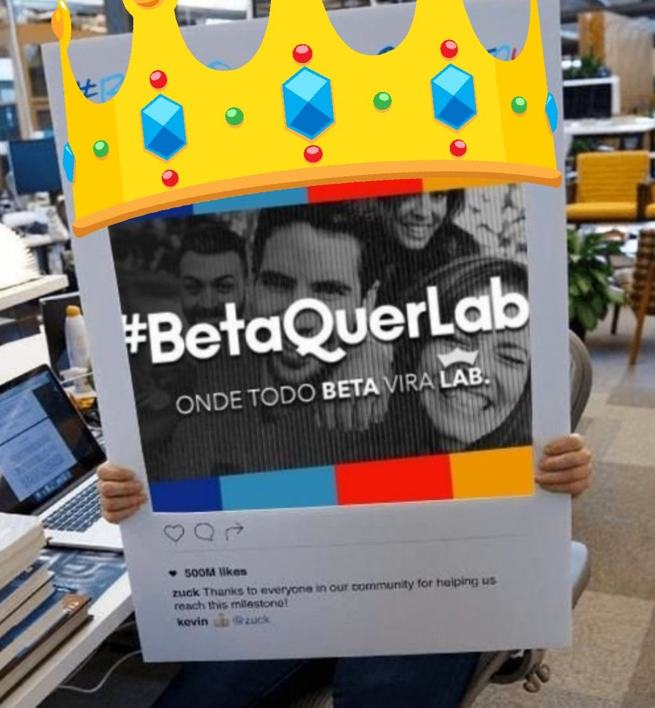A melhor equipe é <a href="/betaquerlab/">#BetaQuerLab</a>!!
#betaquerlab