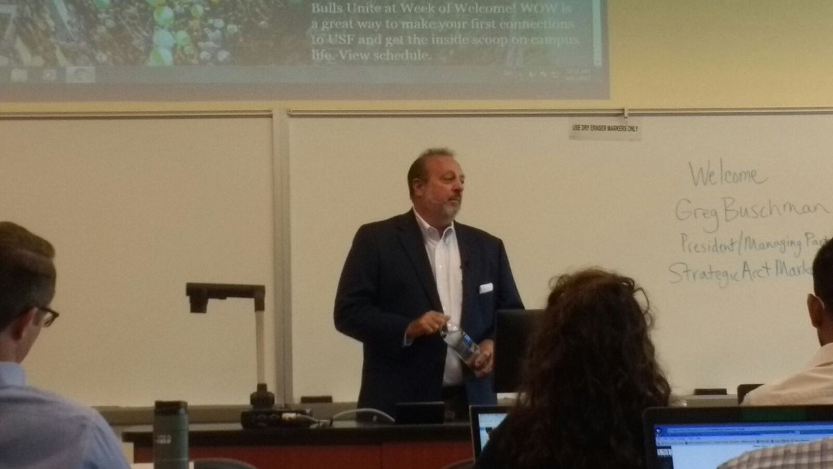 BellaMoony's tweet photo. Warm Welcome to Greg Buschman, President/Managing Partner, Strategic Account Marketing! @gbuschman1 @USFMuma  @KelliSBurns #GEB6228 https://t.co/XjoJVp3HVR