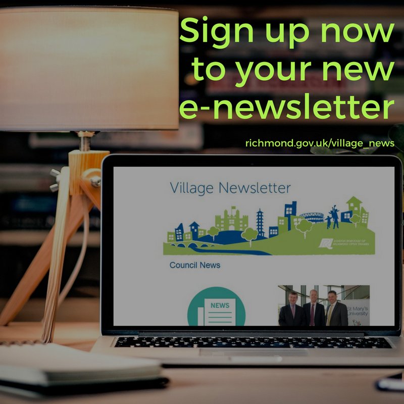 We are very excited to launch weekly #VillageNewsletter! Sign up now for latest local #news #events &amp; #consultations richmond.gov.uk/village_news