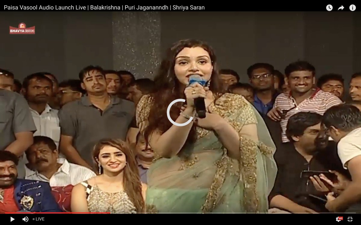PaisaVasool_NBK's tweet photo. Actress @KyraDutt Speech at #PaisaVasool Audio Launch
https://t.co/JnOUcMxT8G
#PvAudioLaunch https://t.co/qmz70503Nr